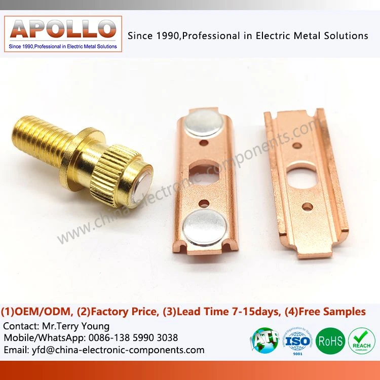 Silver Contact Brazed Assemblies Silver Contact Brazed Assemblies