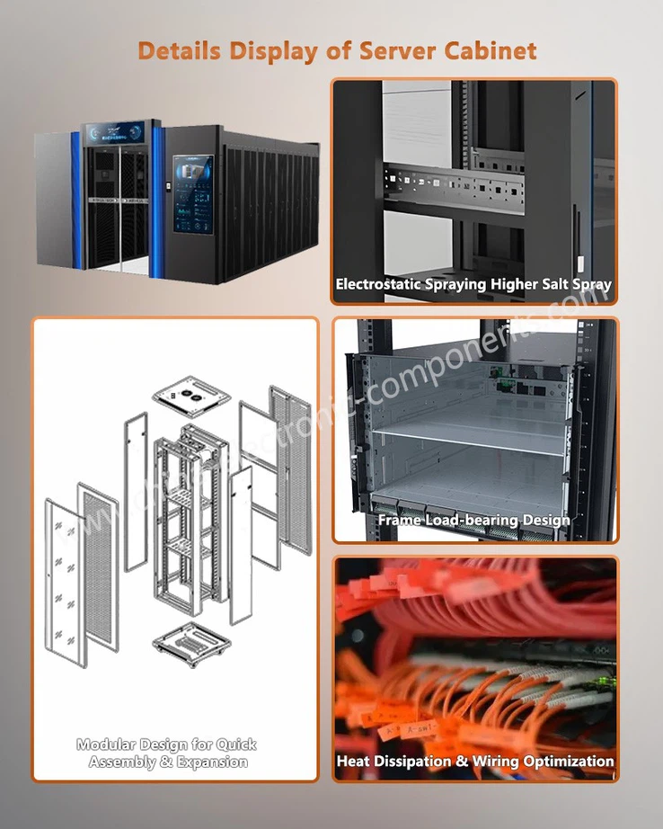 Detail Display of network cabinet Detail Display of network cabinet